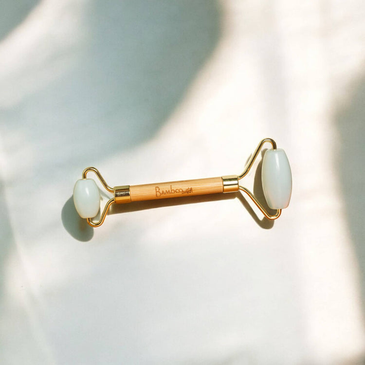 Bamboo Facial Massage Roller | Self Care | Lymphatic Drainage | Circulation