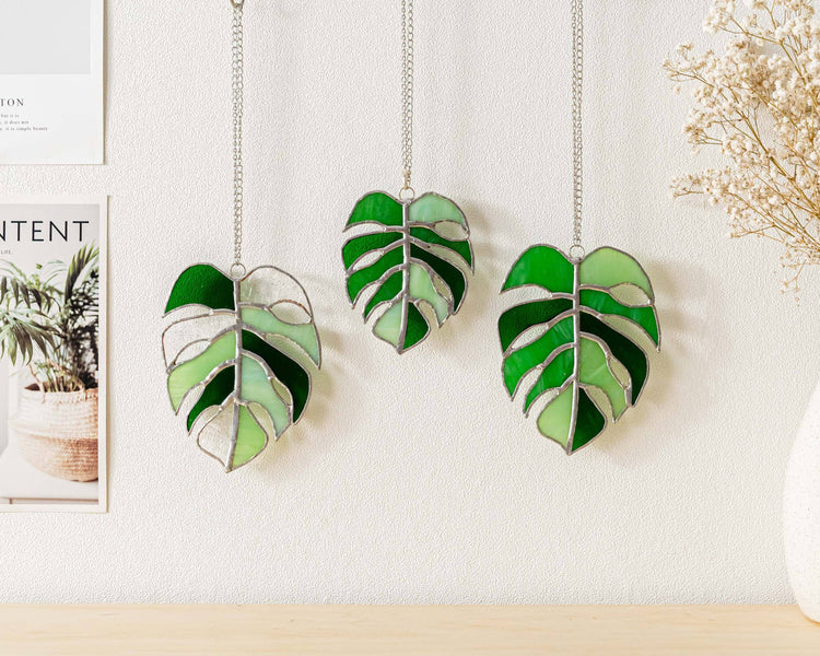 Monstera Stained Glass F03