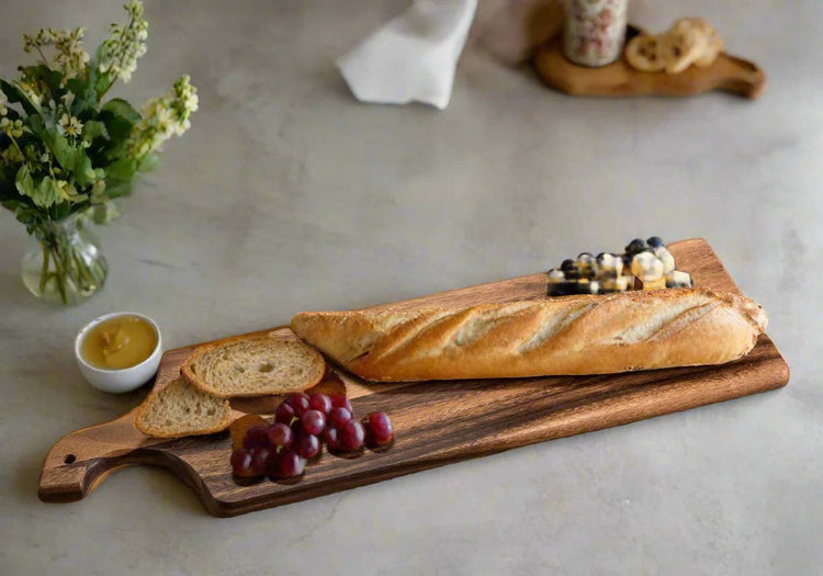 Long Acacia Wood Cutting/ Charcuterie Board