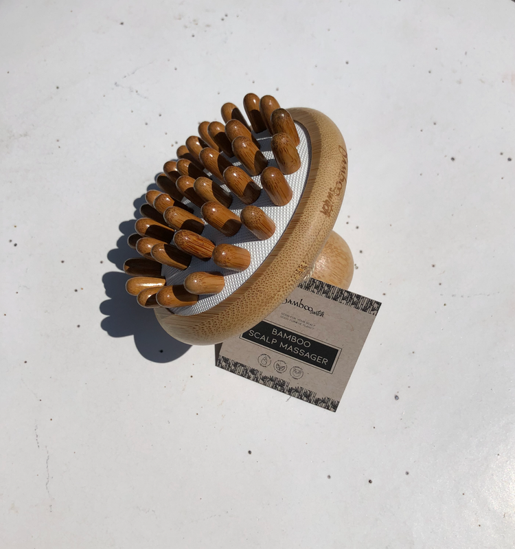 Bamboo Stimulating Scalp Massager