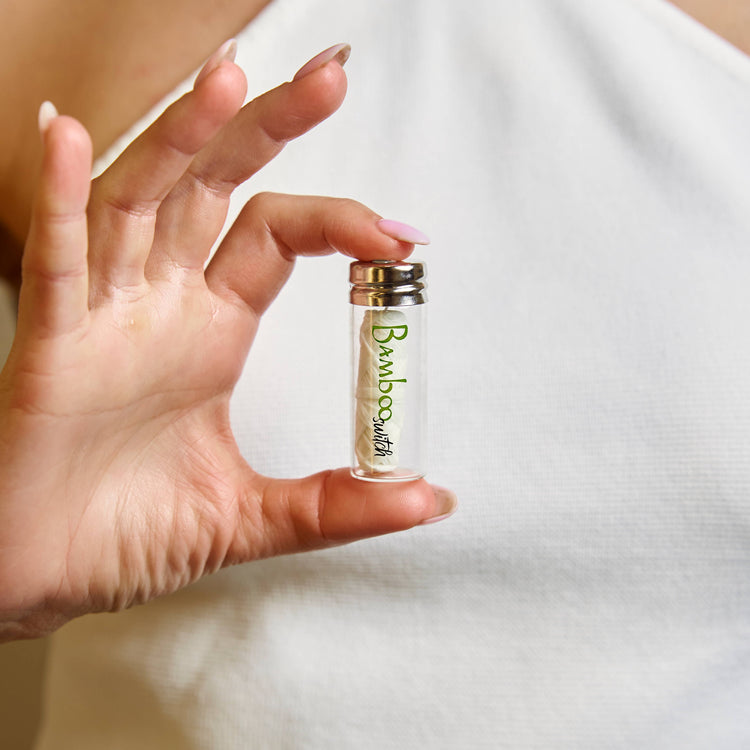 Natural White Bamboo Floss | Vegan, Organic, and Compostable