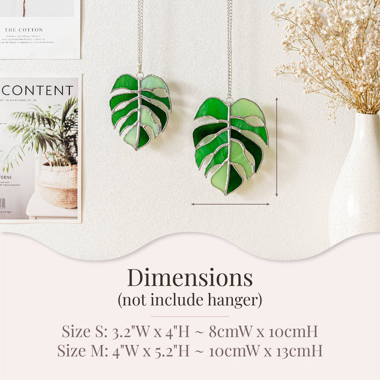 Monstera Stained Glass F03