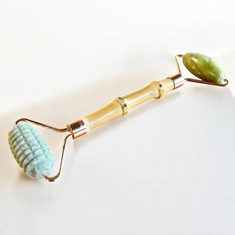 Bamboo Facial Massage Roller | Self Care | Lymphatic Drainage | Circulation