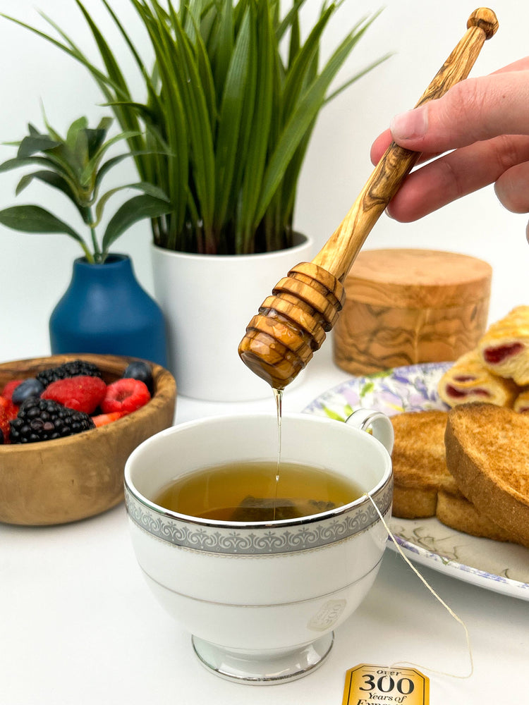 Olive Wood Honey Dipper