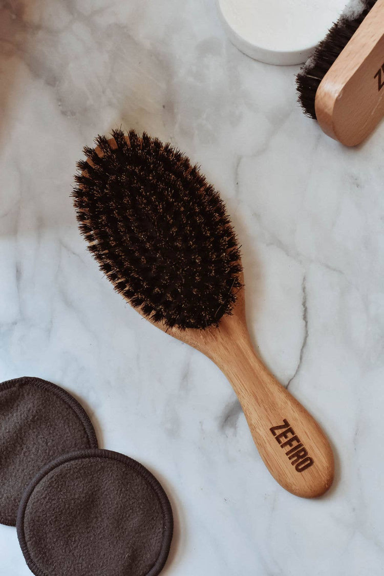 Bamboo Hair Brush | Soft Bristle
