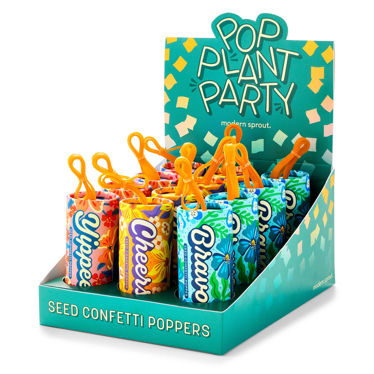Seed Confetti Poppers | Reusable | Fun for Kiddos!