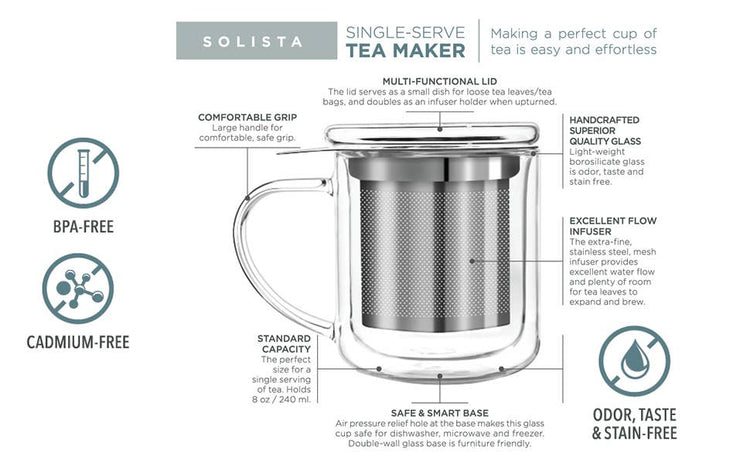 Teabloom Solista Single-Serve Tea Maker