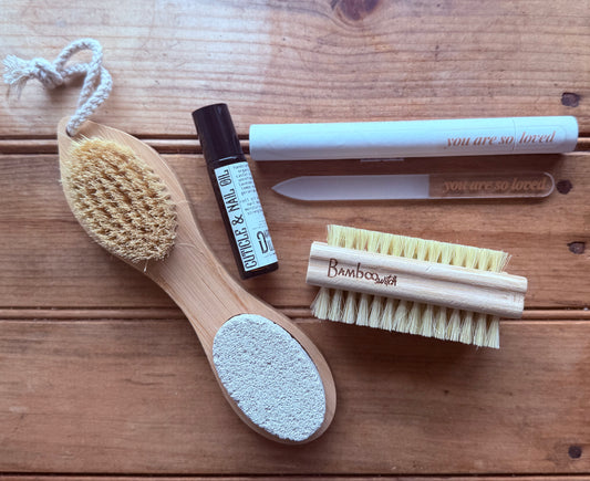 Bamboo Exfoliating Foot Pedicure Tool