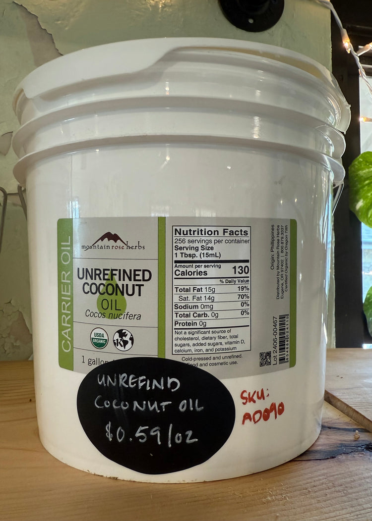 THE REFILLERY | BY THE OUNCE | Organic Unrefined Coconut Oil