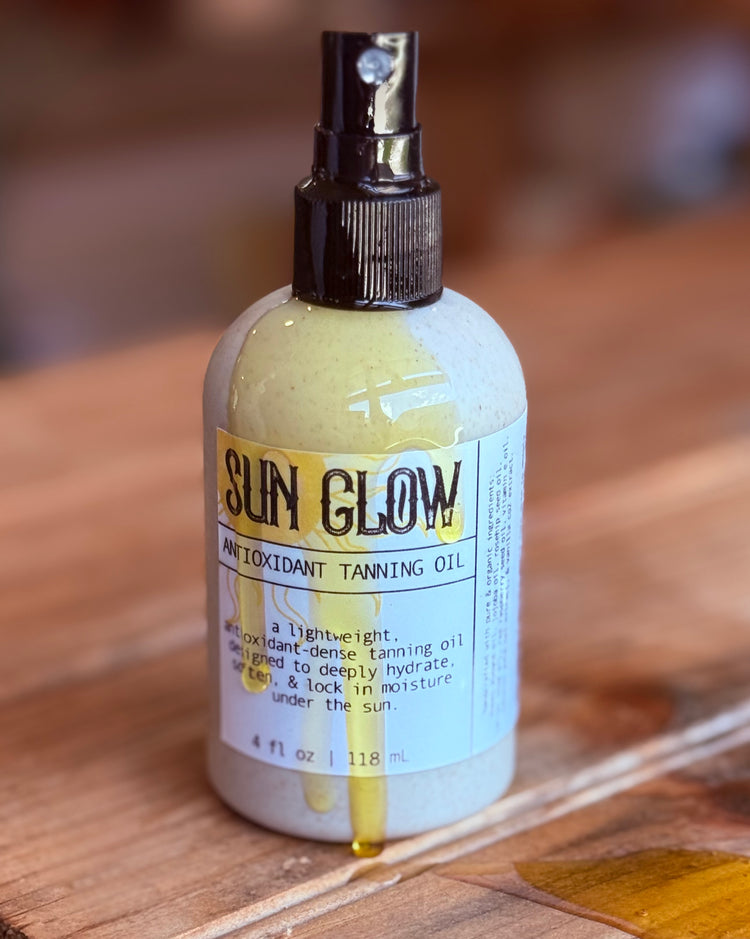 SUN GLOW | ANTIOXIDANT TANNING OIL | REEF SAFE