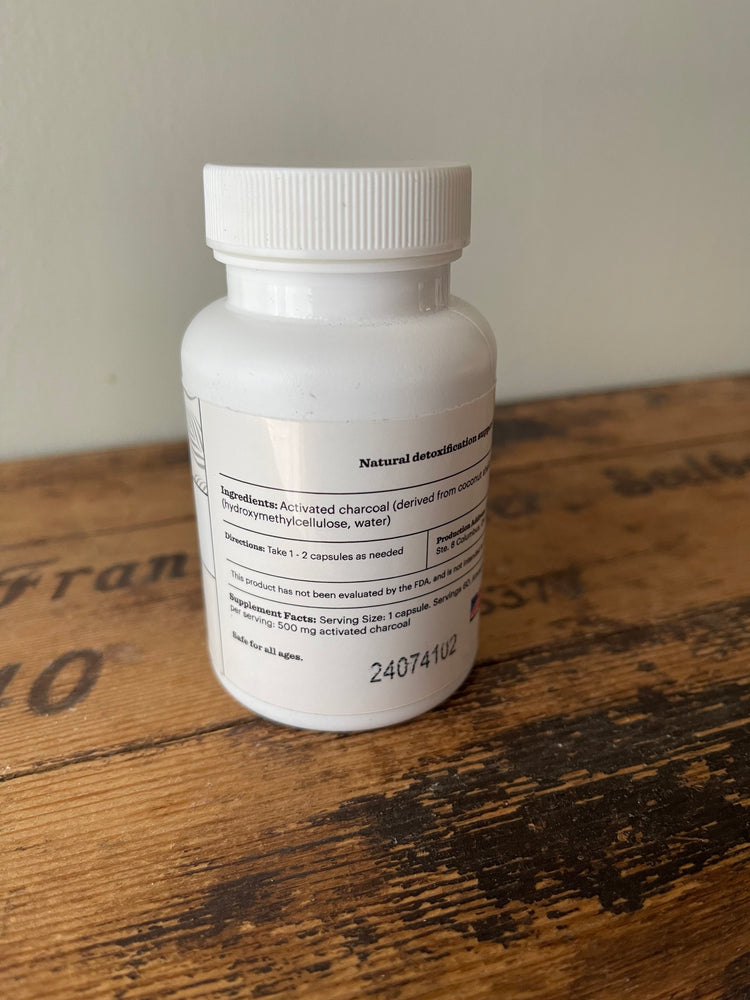 Earthley Wellness: Activated Charcoal Capsules – For gut repair