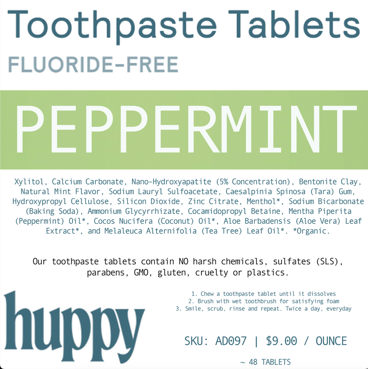 Toothpaste Tablets | Fluoride-Free | REFILLERY