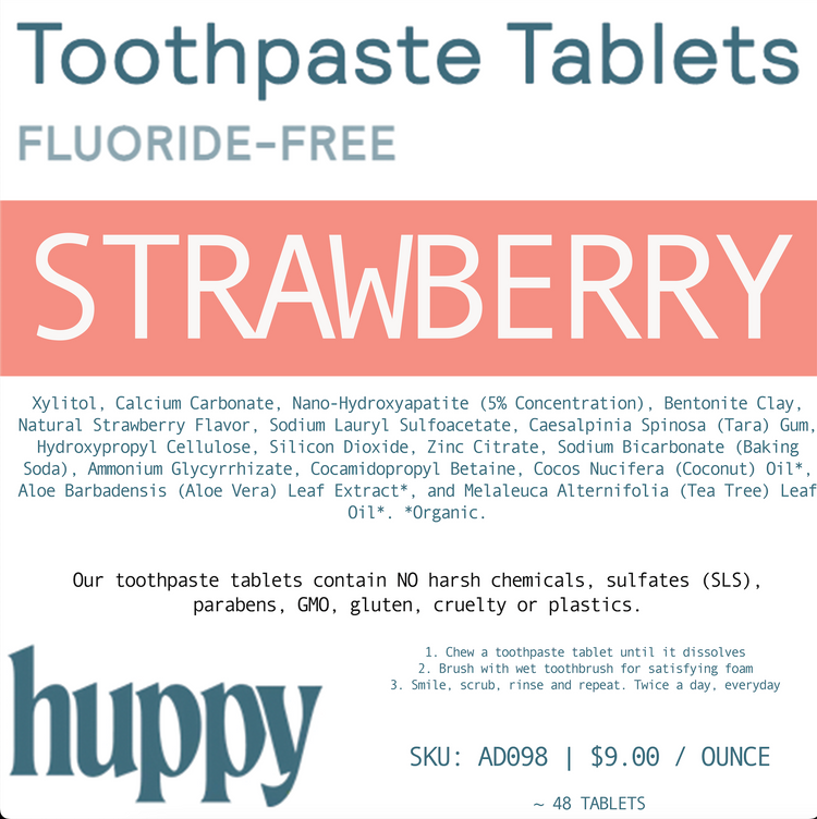 Toothpaste Tablets | Fluoride-Free | REFILLERY