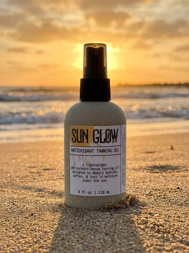 SUN GLOW | ANTIOXIDANT TANNING OIL | REEF SAFE