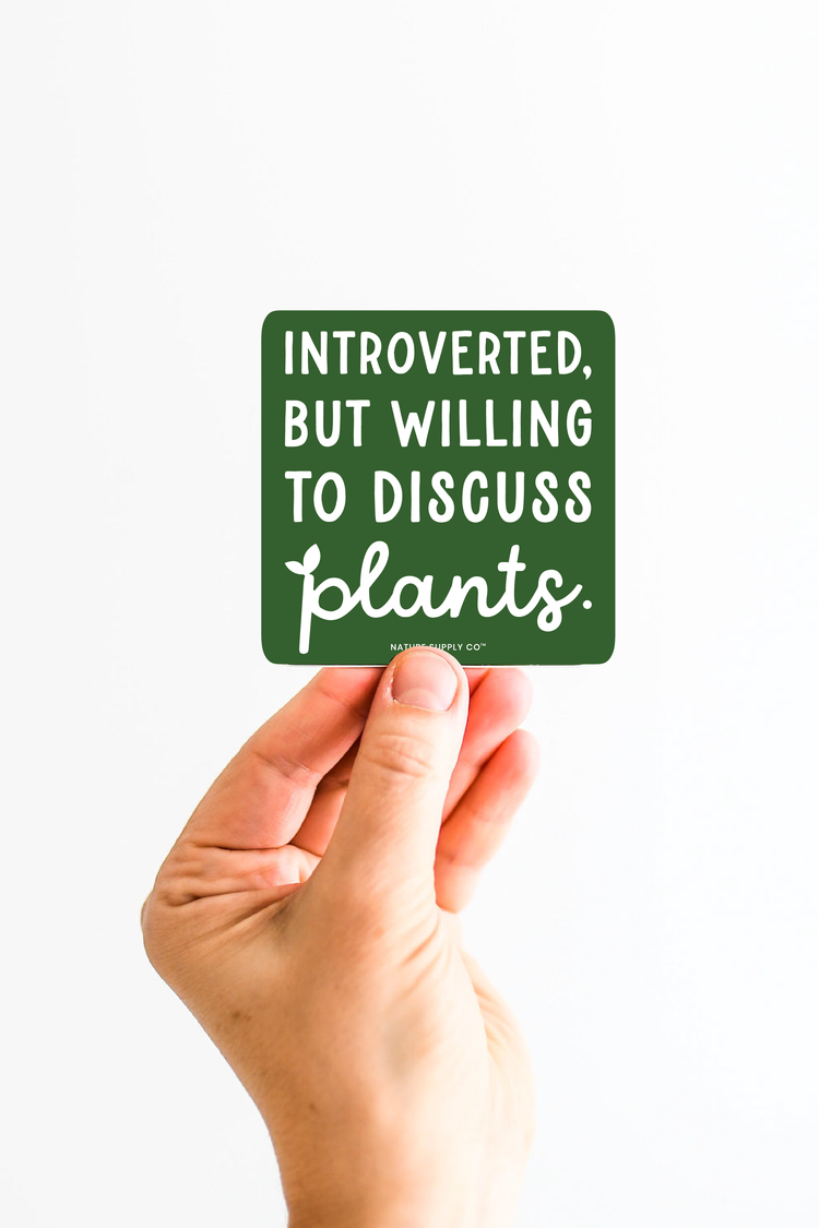 Introverted Plants Sticker | Christmas Gift