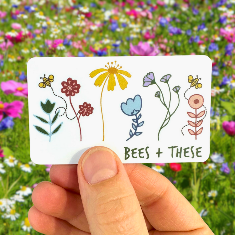 Bees + These Sticker | Christmas Gift