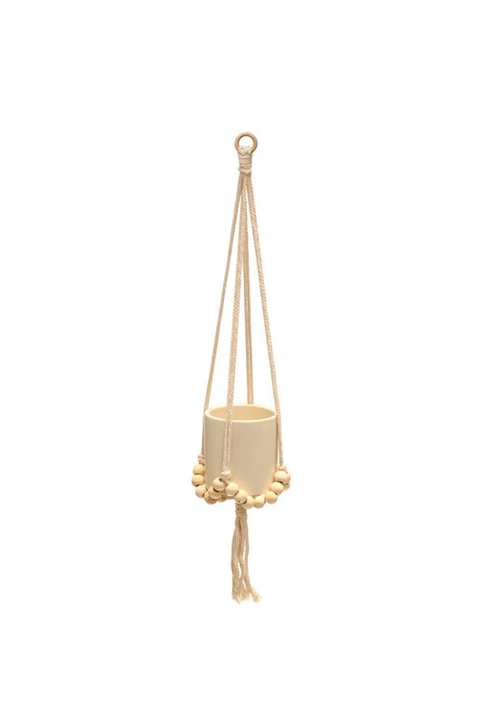 36" Beaded Plant Hanger