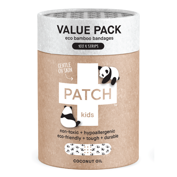PATCH VALUE PACK - 100 Panda Bamboo Bandages