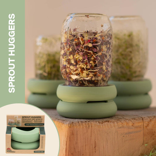 Reusable Silicone Sprouting Lids