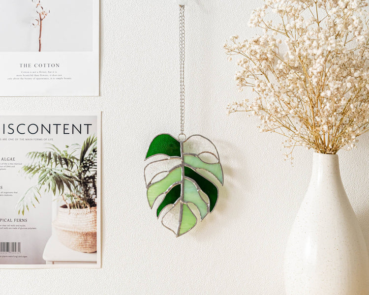 Monstera Stained Glass F03