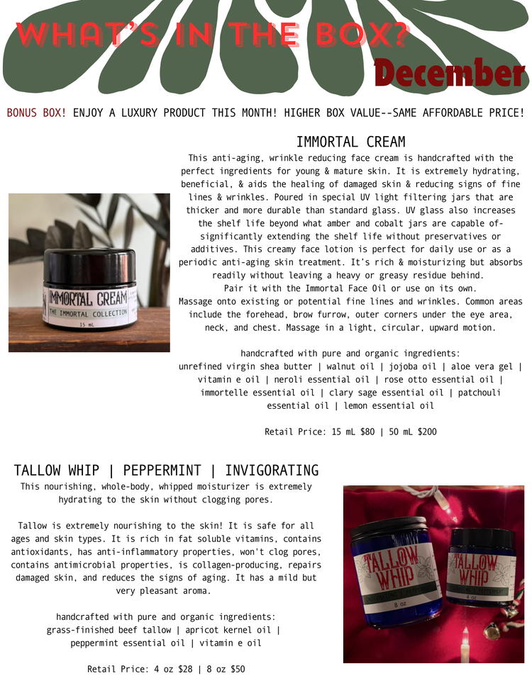 Box of the Month | DECEMBER BONUS BOX!