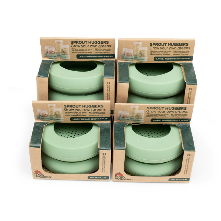 Reusable Silicone Sprouting Lids