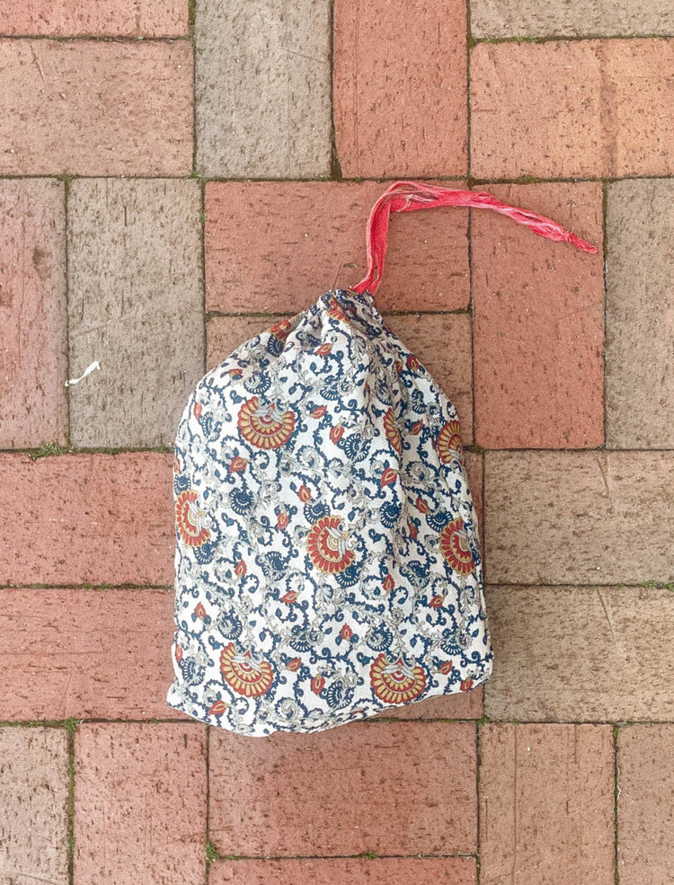 Mystery Recycled Silk Drawstring Bag | Ecofriendly | Gift Bag