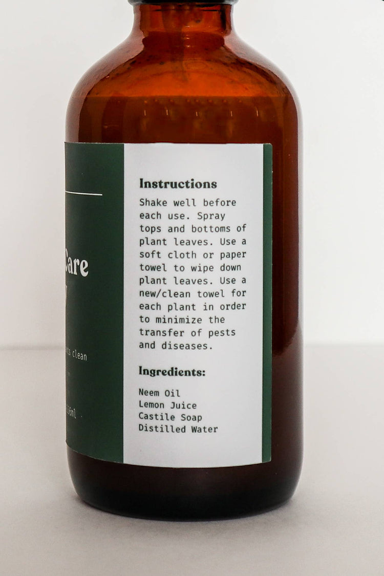 Leaf Care Spray | Plant Leaf Cleaner & Shine