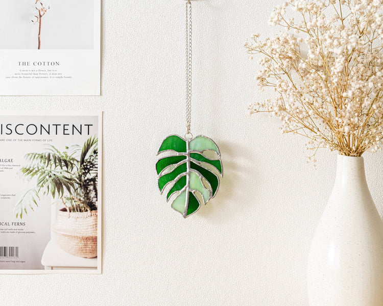 Monstera Stained Glass F03