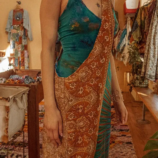Mystery Reversible + Recycled Silk Crossbody Bag