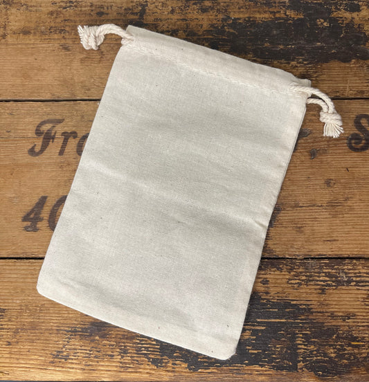 Organic Cotton Drawstring Bag