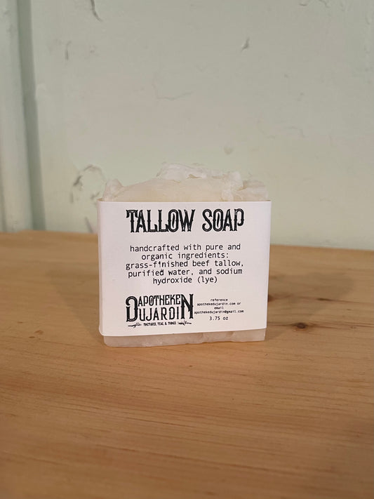 Hot Process Tallow Soap- Unscented