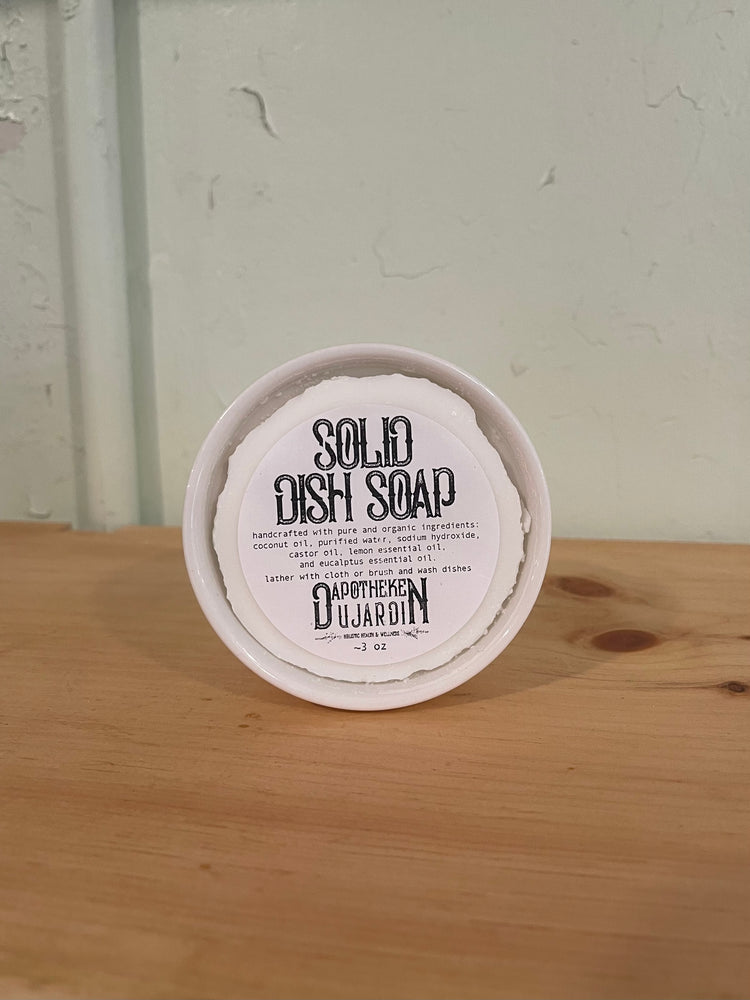 Solid Dish Soap with Ramekin