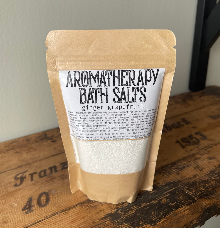 Aromatherapy Bath Salts- Ginger Grapefruit