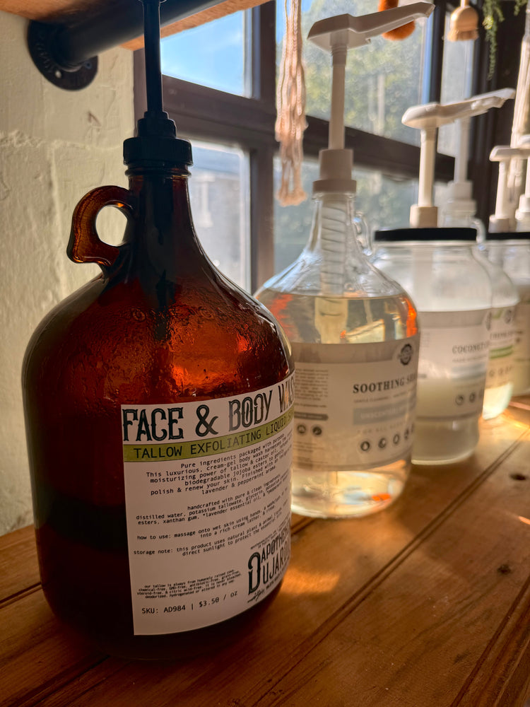 THE REFILLERY | BY THE OUNCE | TALLOW FACE & BODY WASH