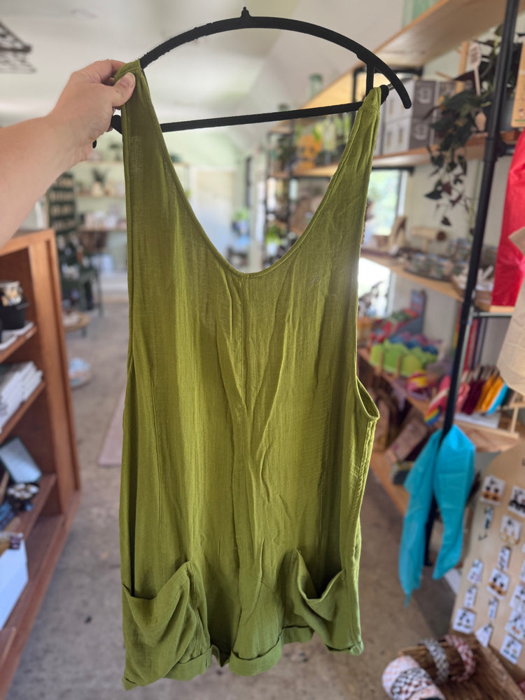 Cliffe Organic Cotton Bamboo Shortalls