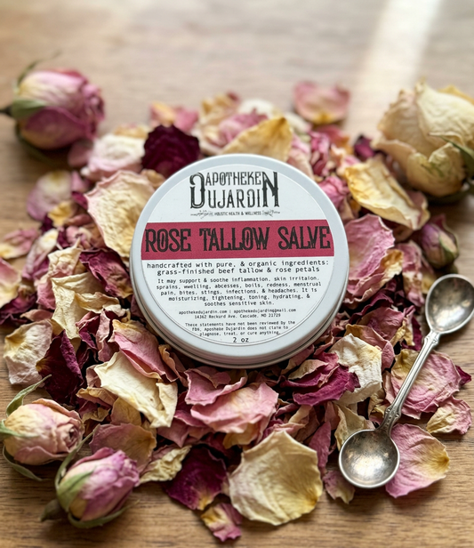 Rose Tallow Salve | SKIN SOFTENING | ANTI AGING