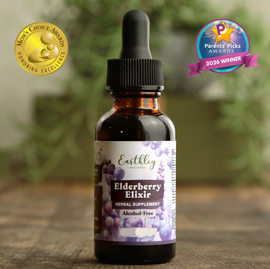 Earthley Tincture | Elderberry Elixir- alcohol free