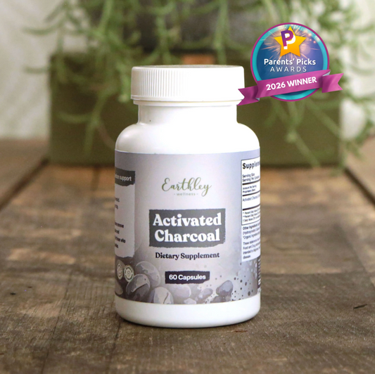Earthley Wellness |Activated Charcoal Capsules | gut repair