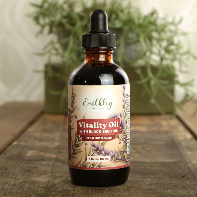Earthley Tincture | Vitality Oil | Black Seed Oil