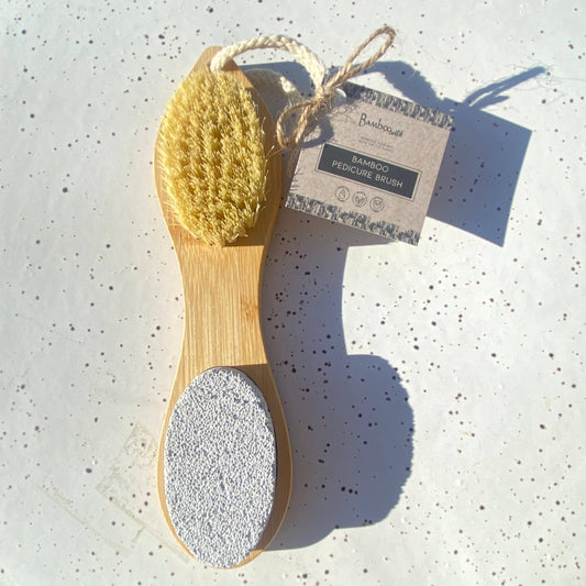 Bamboo Exfoliating Foot Pedicure Tool | Stocking Stuffer