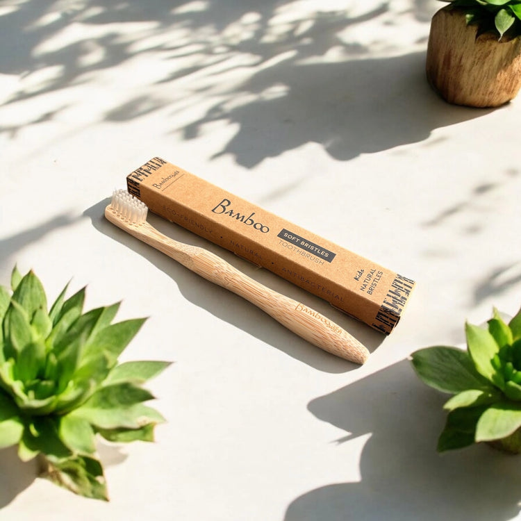 100% Compostable Bamboo Toothbrush