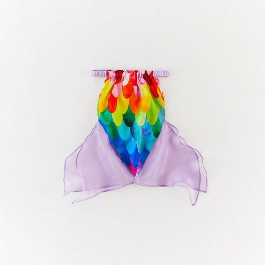 Rainbow Mermaid Skirt | Mulberry Silk | Dress Up