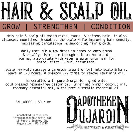 THE REFILLERY | BY THE OUNCE | Hair & Scalp Oil